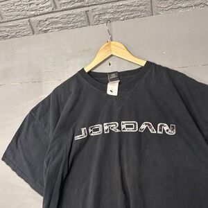 Jordan Brand Shirt Mens XXLarge Black Long Sleeve Jumpman Early 2000s U20